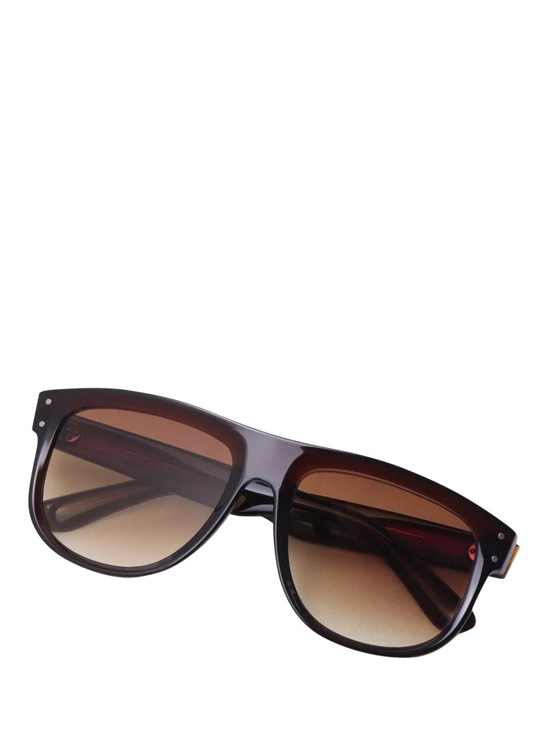 TUTTI D-Frame sunglasses brown, imported from the UK