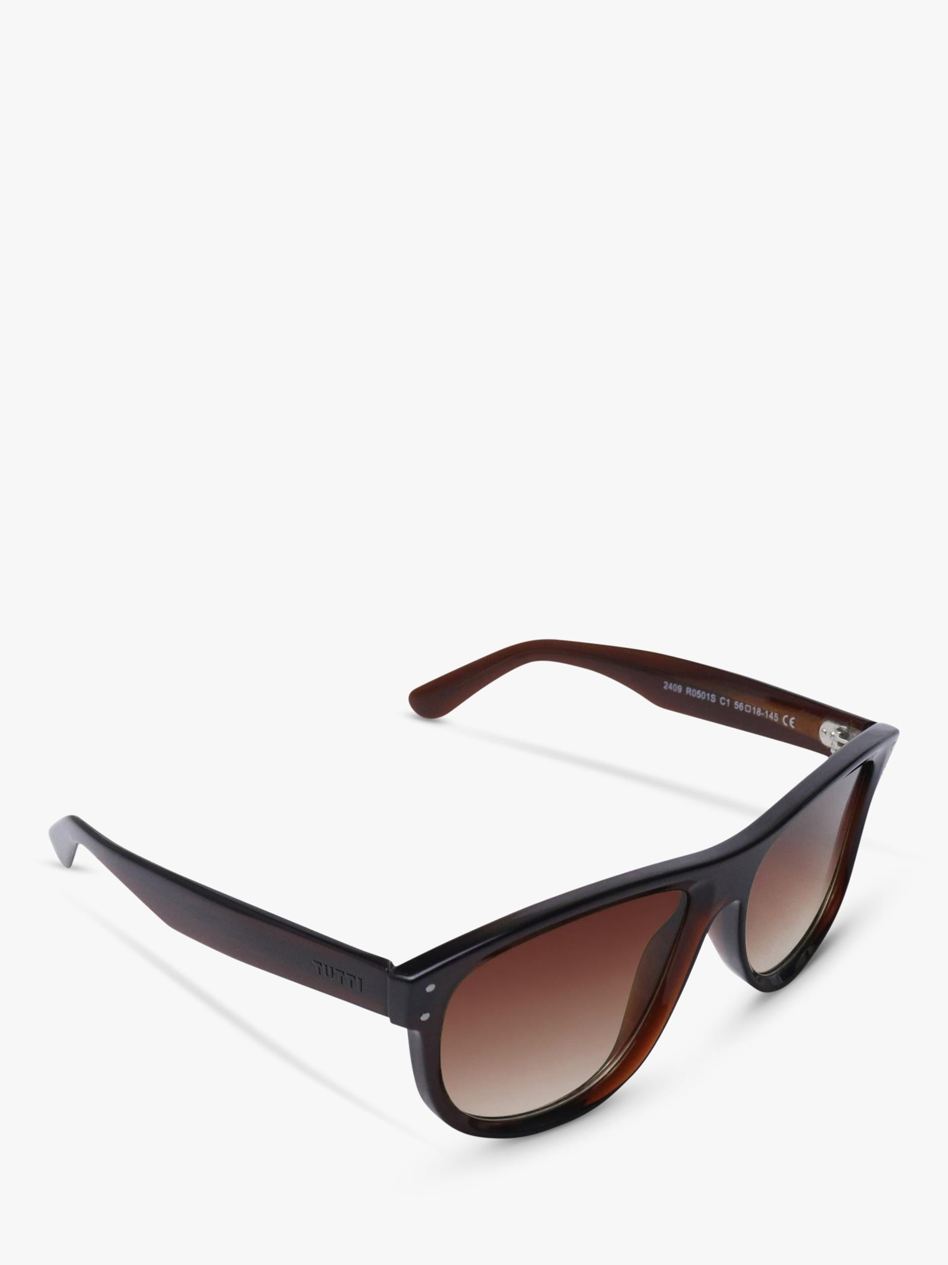TUTTI D-Frame sunglasses brown, imported from the UK