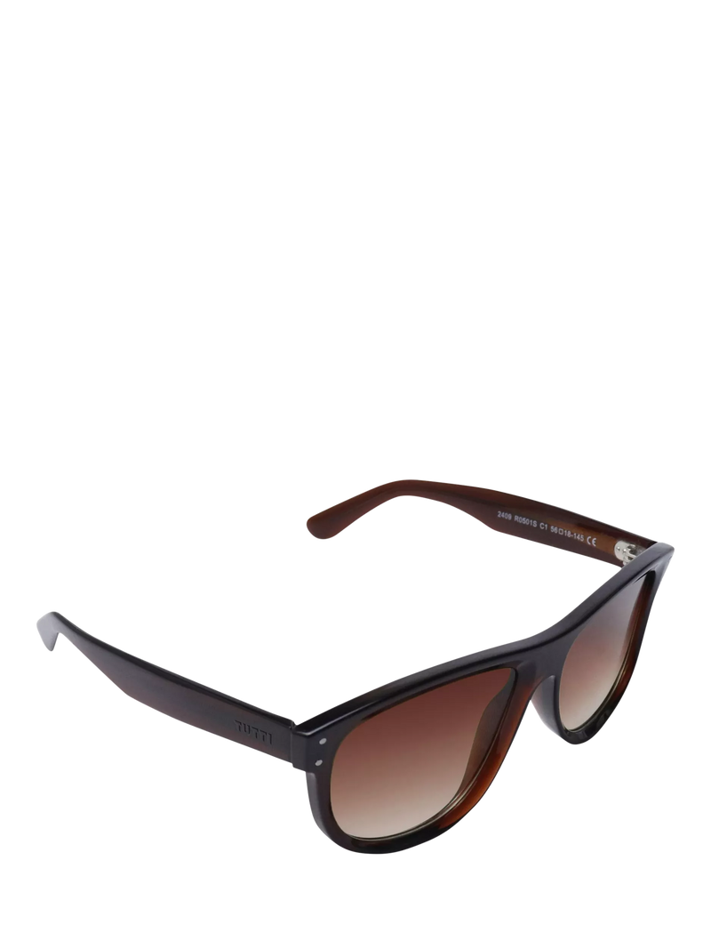 TUTTI D-Frame sunglasses brown, imported from the UK