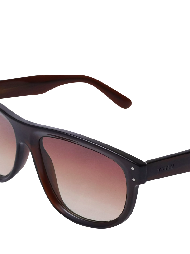 TUTTI D-Frame sunglasses brown, imported from the UK
