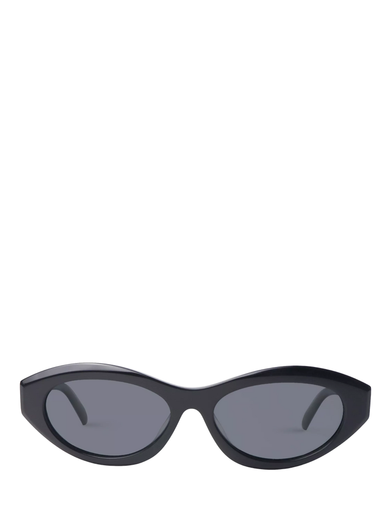 TUTTI SG58 Arc Oval Sunglasses Black acetate frames, imported from the UK