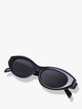 TUTTI SG58 Arc Oval Sunglasses Black acetate frames, imported from the UK