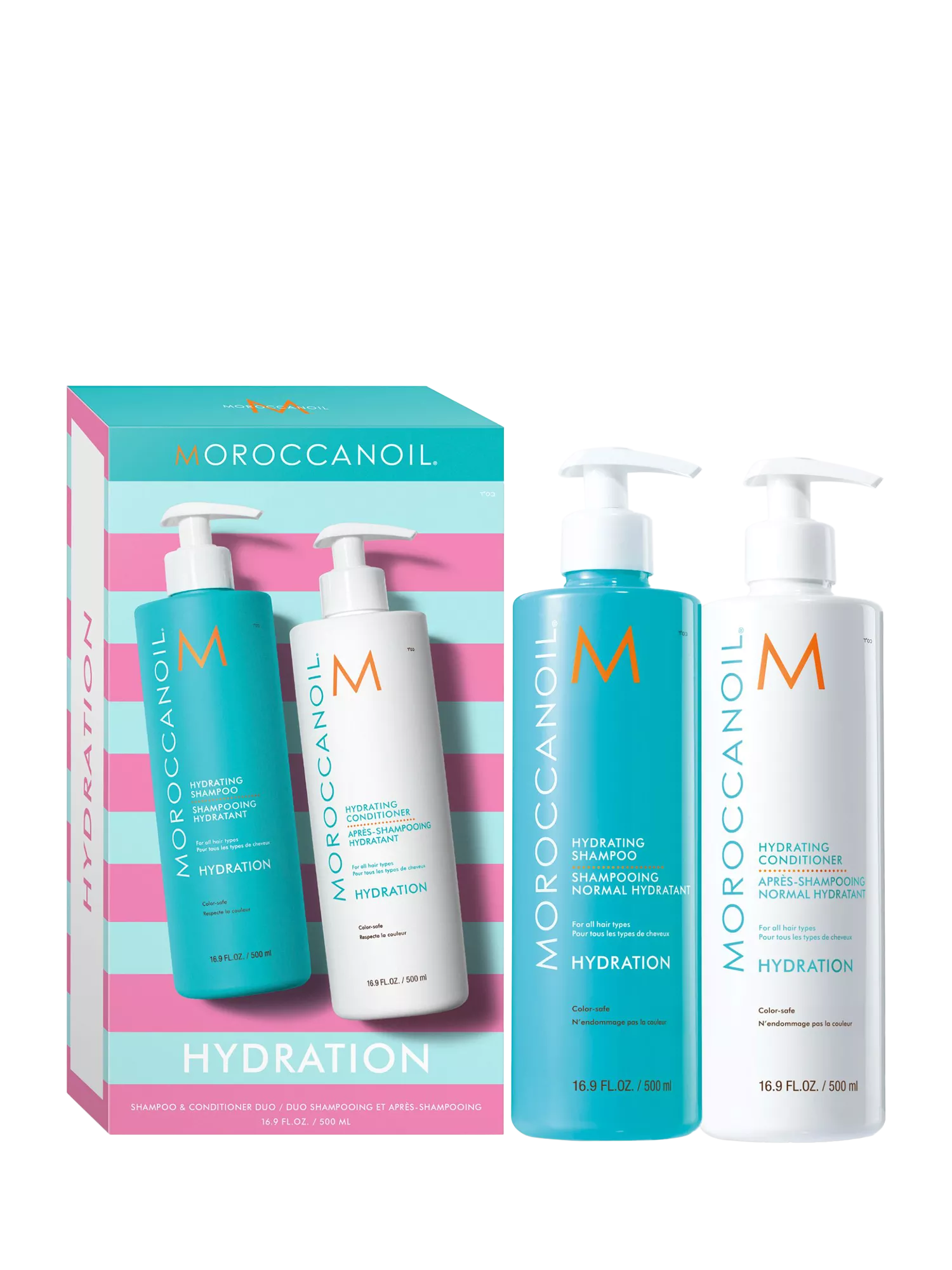 Moroccanoil hydration duo gift set 500ml, UK version