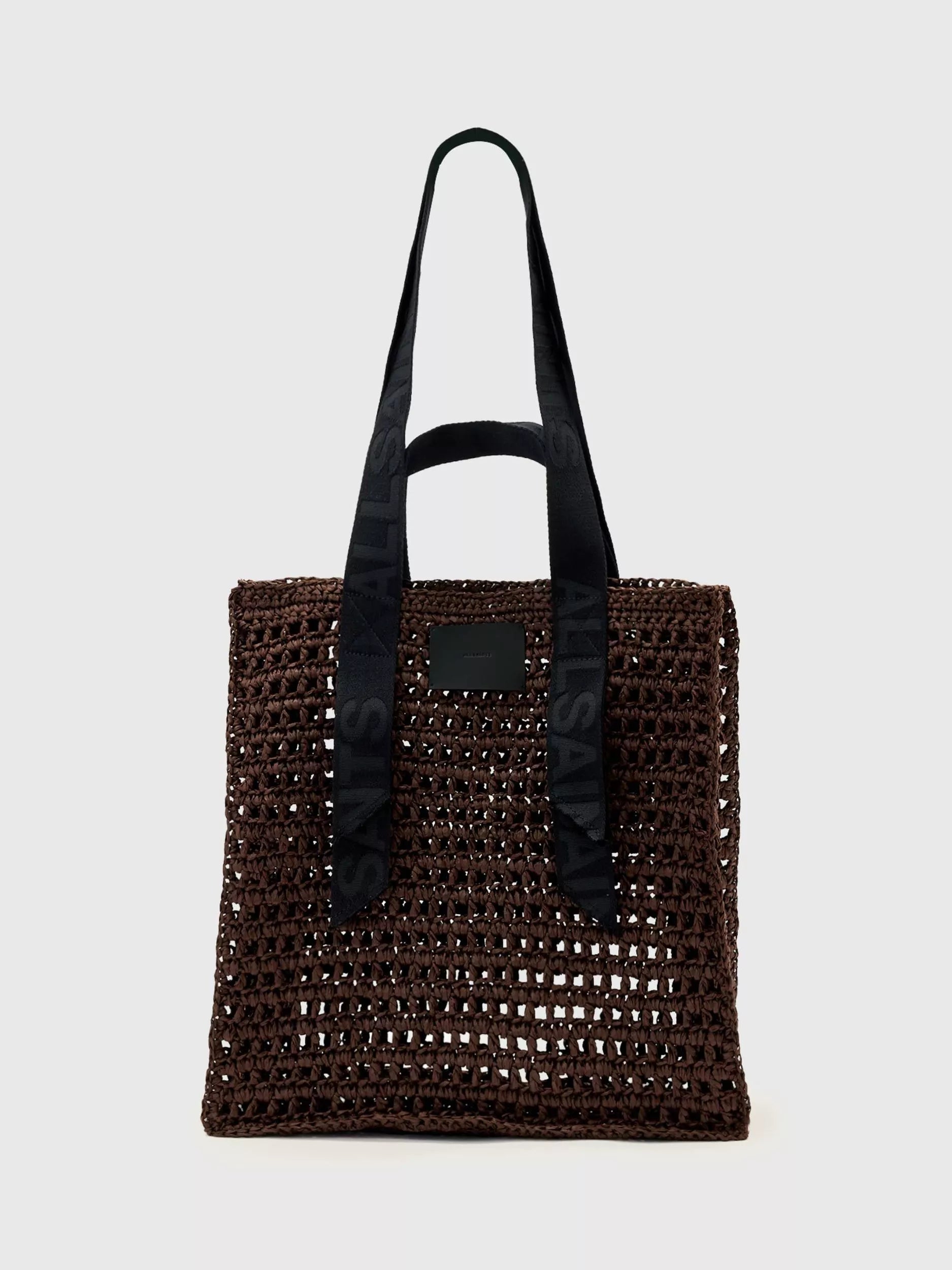 AllSaints Lullah mesh tote bag brown paper (British brand)
