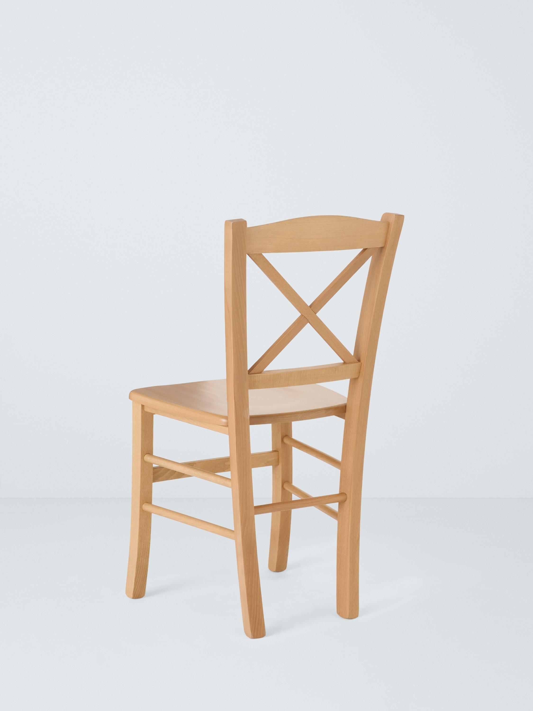 John Lewis Clayton dining chair pair beech wood, imported from the UK