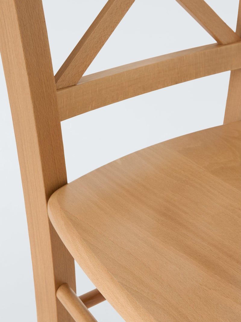 John Lewis Clayton dining chair pair beech wood, imported from the UK