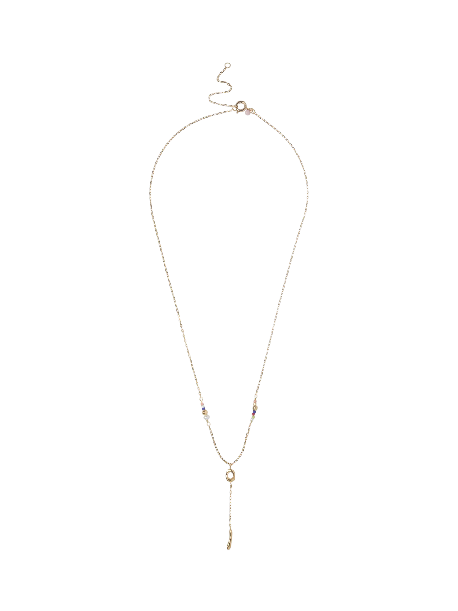 ENAMEL Copenhagen Dorothea Long Drop Necklace, Yellow Gold