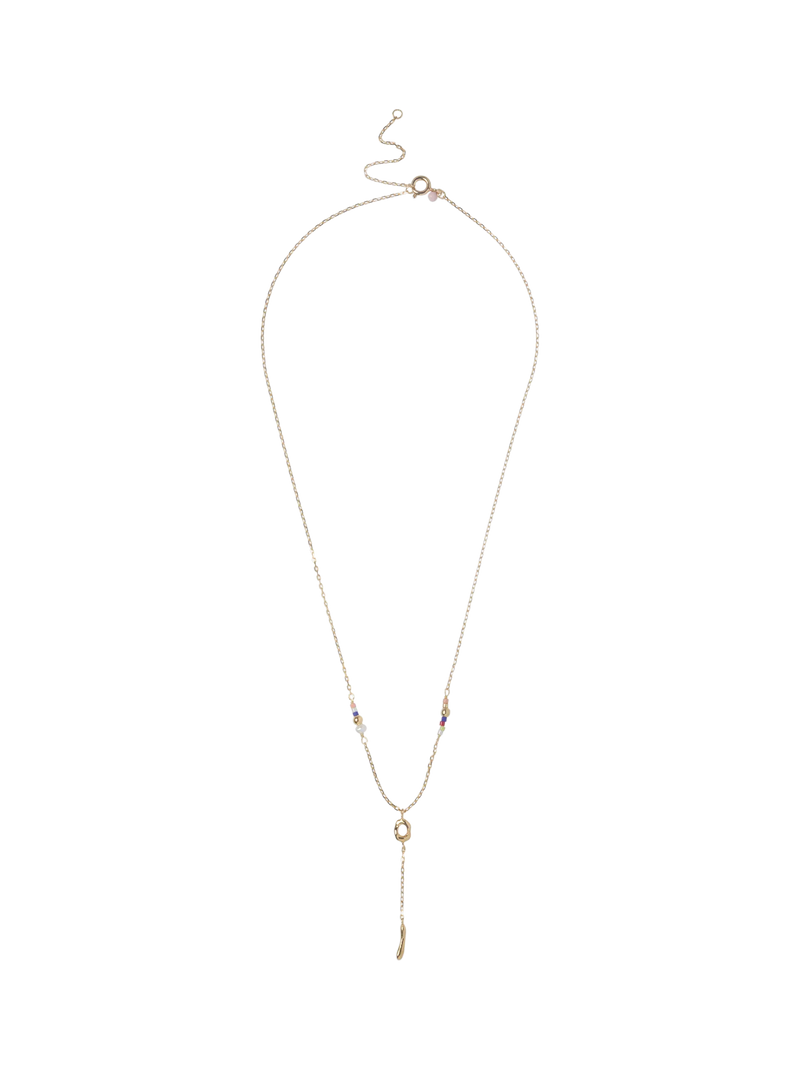 ENAMEL Copenhagen Dorothea Long Drop Necklace, Yellow Gold