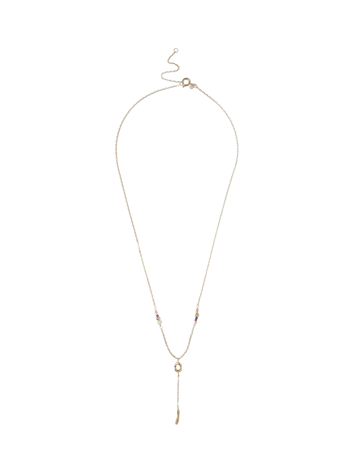 ENAMEL Copenhagen Dorothea Long Drop Necklace, Yellow Gold