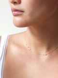 ENAMEL Copenhagen Lola bead and pearl chain necklace yellow gold (British brand)