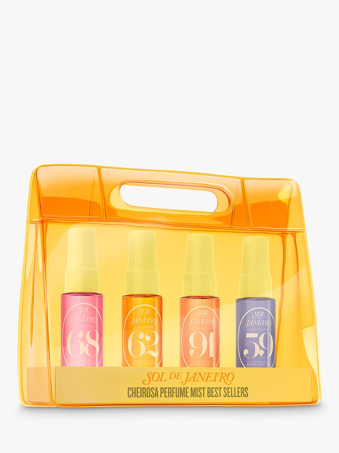 Sol de Janeiro perfume mist gift set with four travel fragrances, UK version