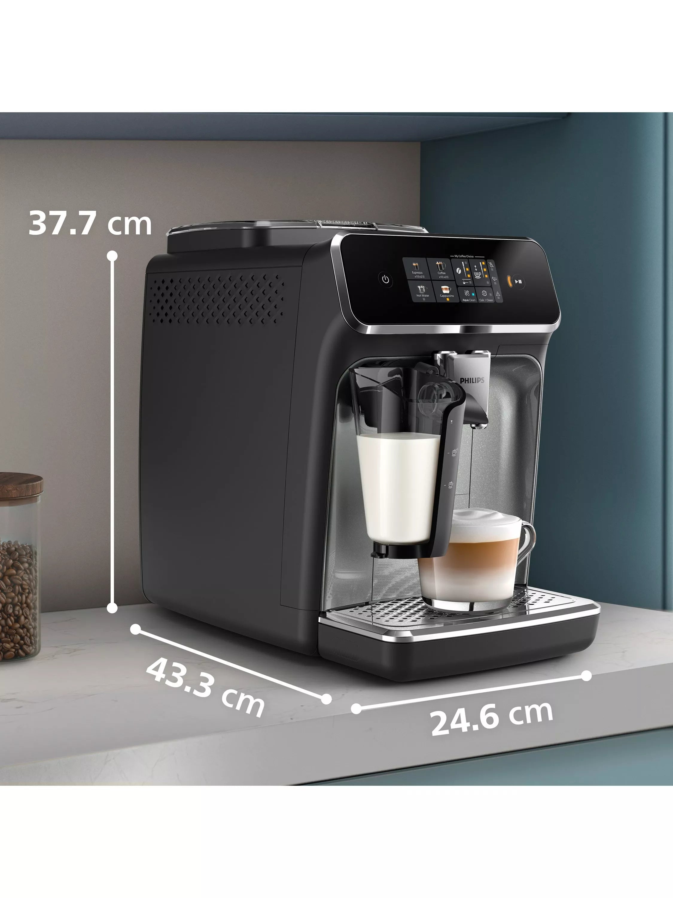 Philips Series 2300 LatteGo automatic coffee maker, imported from the UK