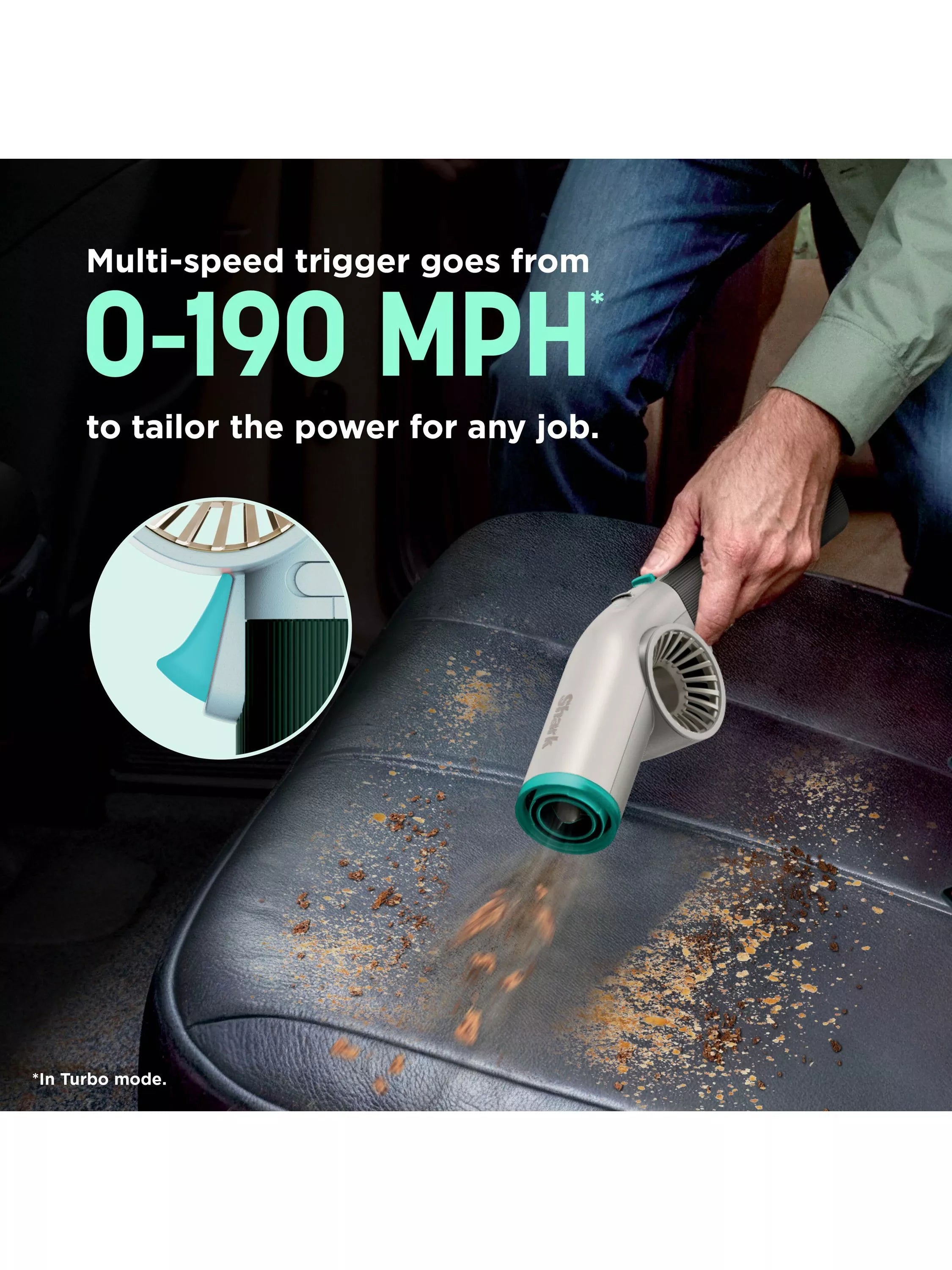 Shark BlastBoss air blasting system Dove - British product