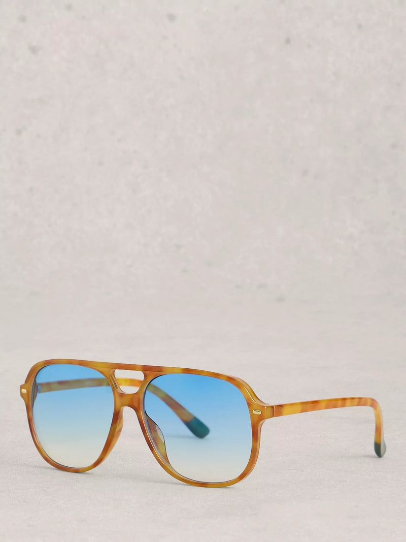 White Stuff aviator sunglasses natural beige, UK version