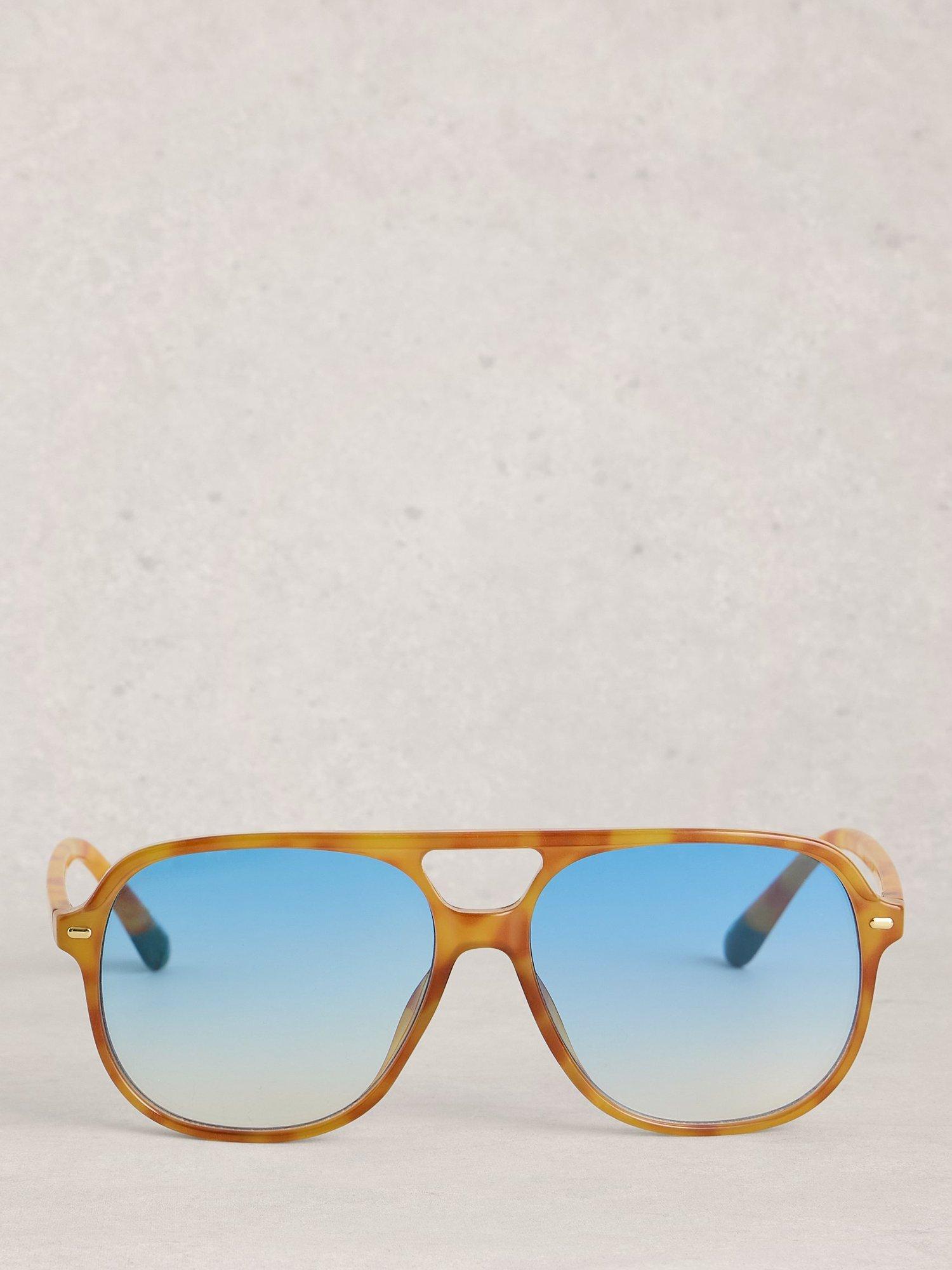 White Stuff aviator sunglasses natural beige, UK version