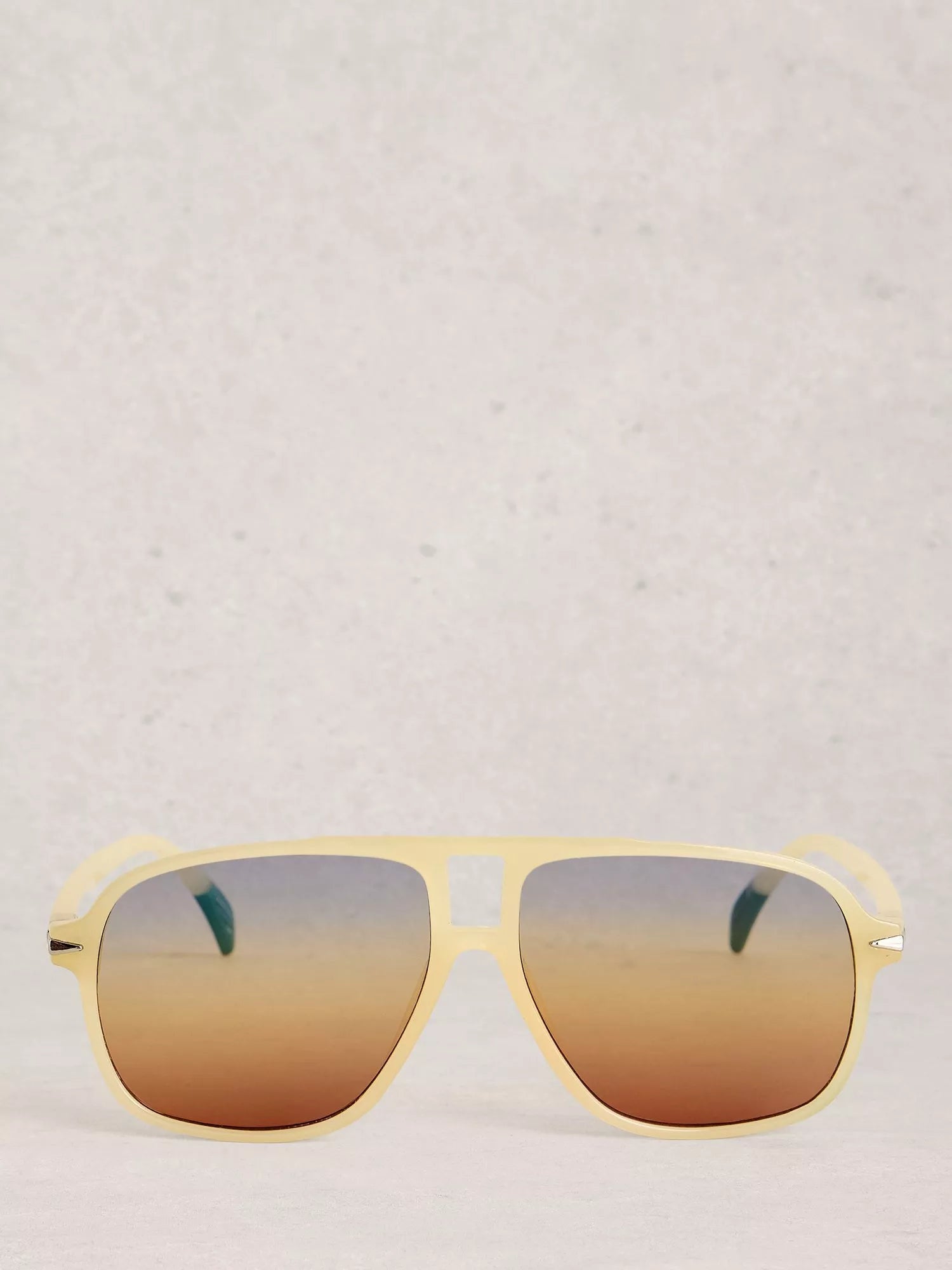 White Stuff aviator sunglasses Yellow Light, imported from the UK