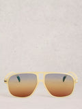 White Stuff aviator sunglasses Yellow Light, imported from the UK