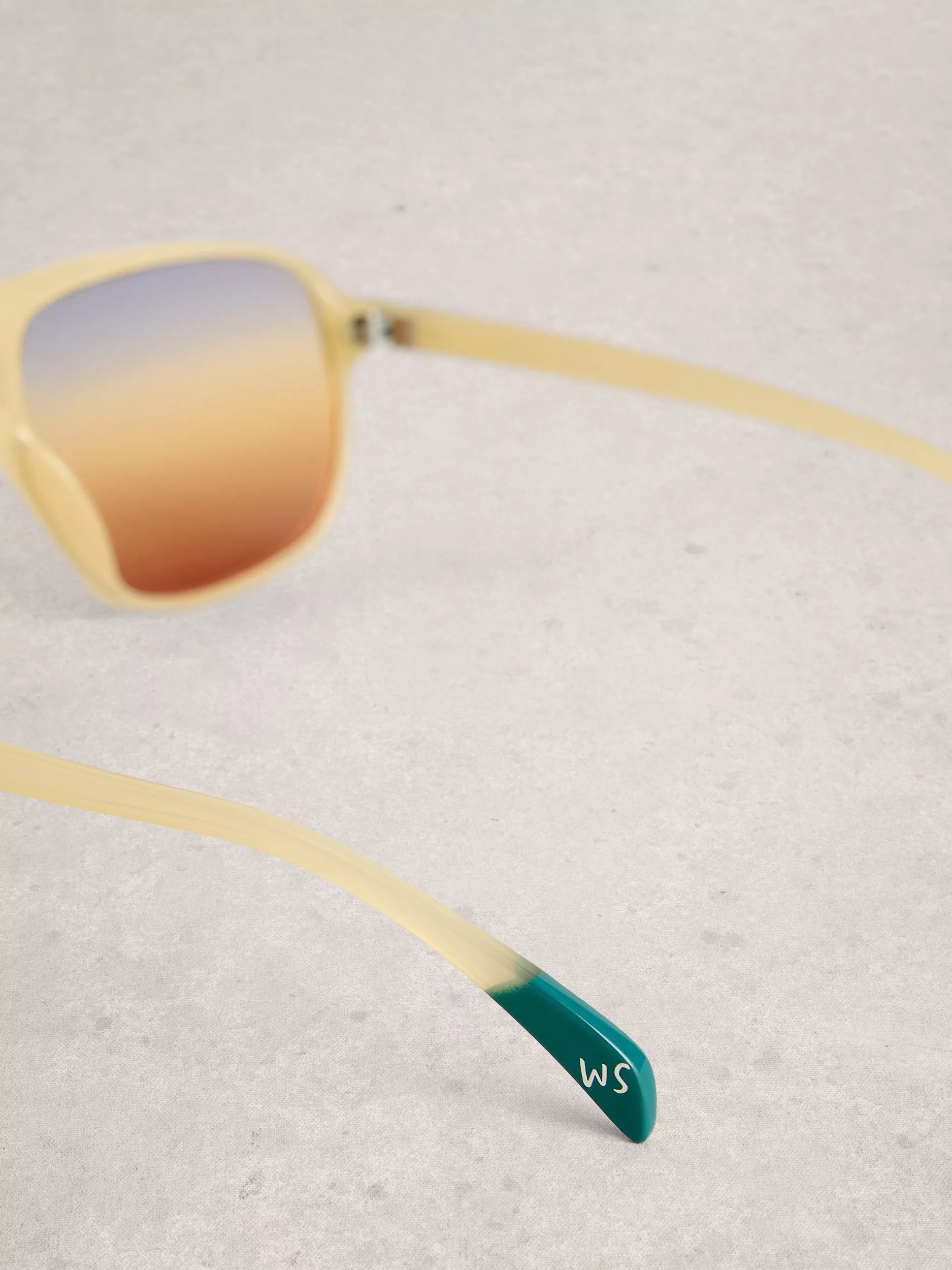 White Stuff aviator sunglasses Yellow Light, imported from the UK