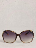 White Stuff curved frame sunglasses Havana Purple Gradient, UK version