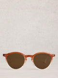 White Stuff ombre frame sunglasses in pink multi (British brand)