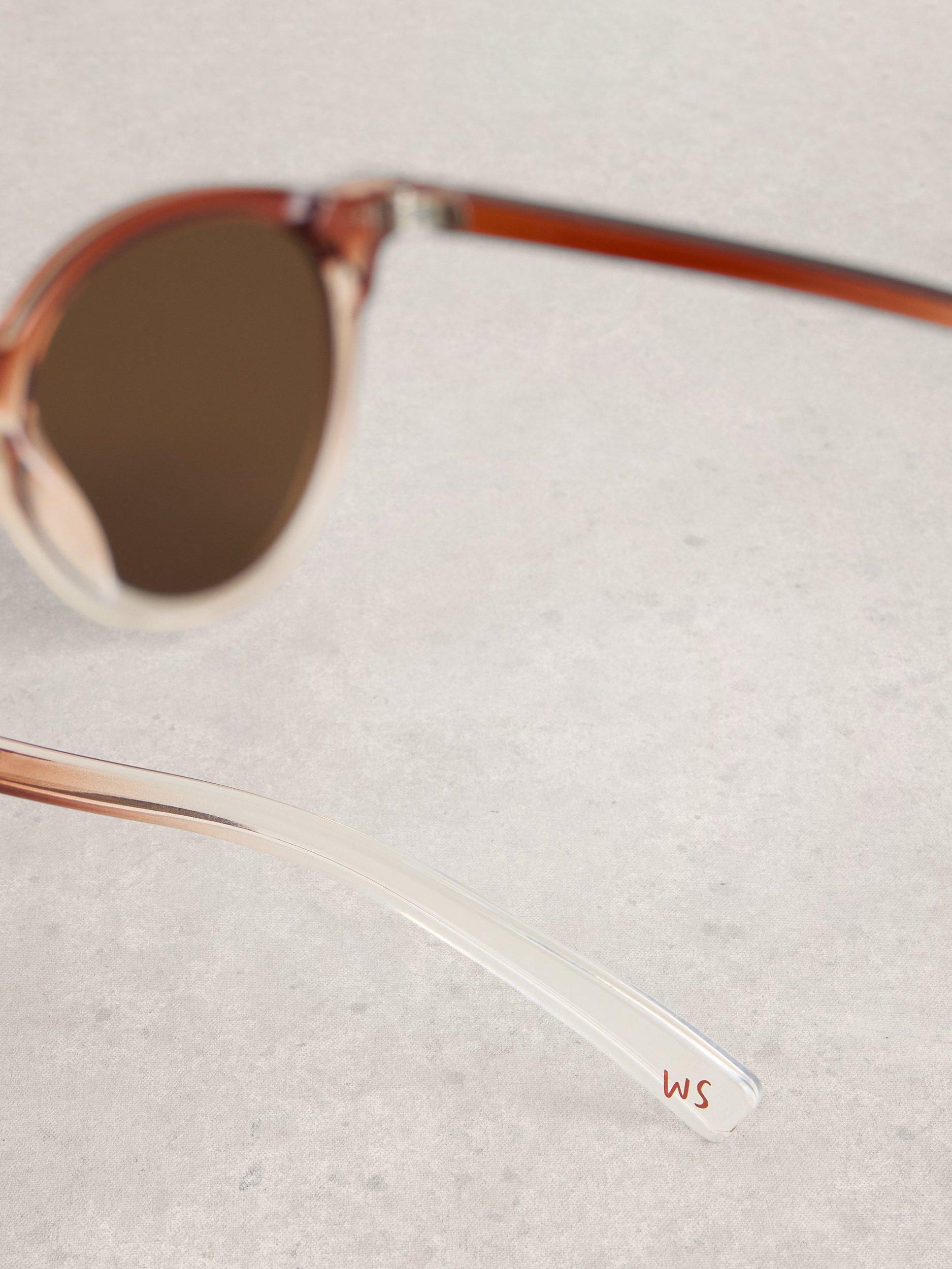 White Stuff ombre frame sunglasses in pink multi (British brand)
