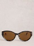White Stuff cat's eye sunglasses grey - British product