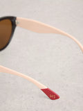 White Stuff cat's eye sunglasses grey - British product