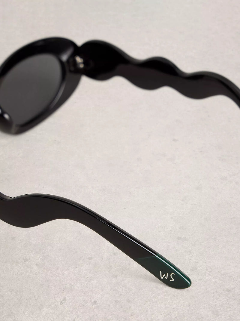 White Stuff wavy frame slim sunglasses - British product
