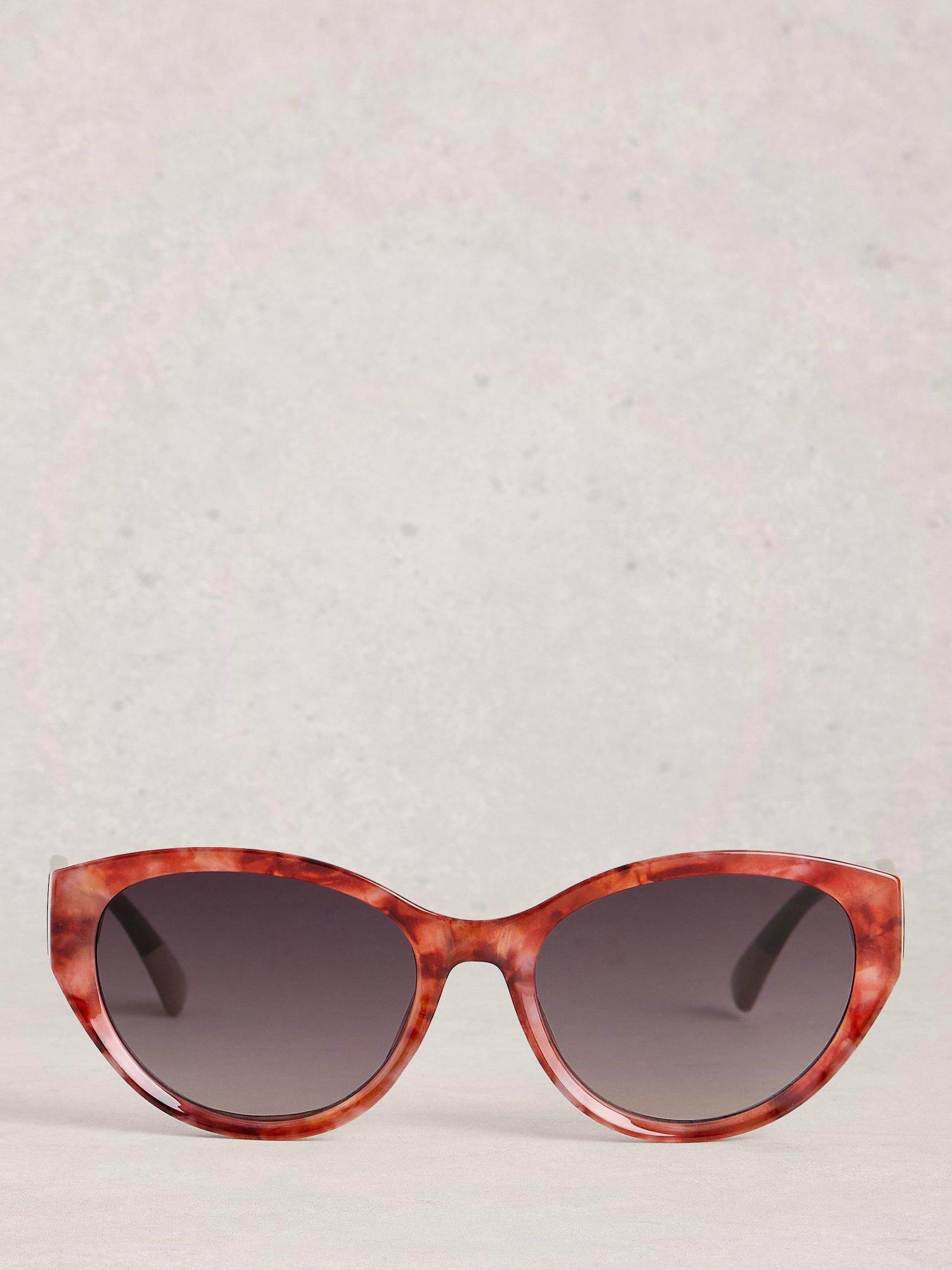 White Stuff cat eye sunglasses red multi, UK version
