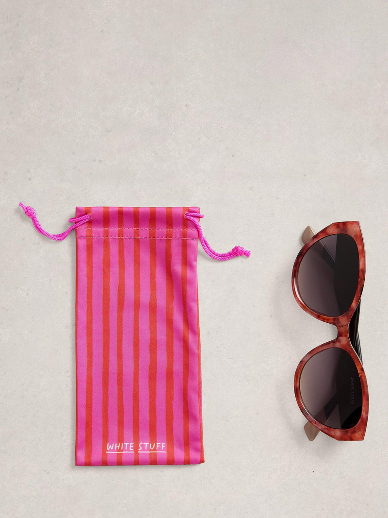 White Stuff cat eye sunglasses red multi, UK version