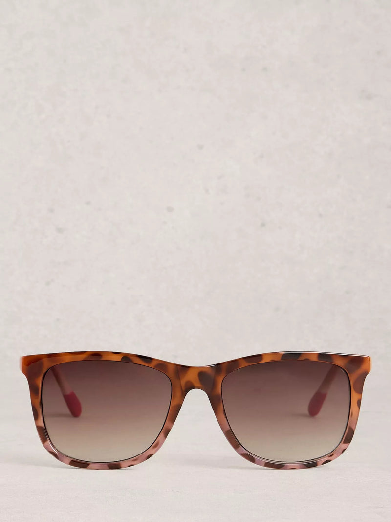 White Stuff wayfarer sunglasses natural beige gradient lenses, UK version