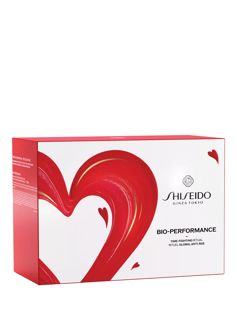Shiseido Bio-Performance skincare gift set with anti-ageing cream (British brand)