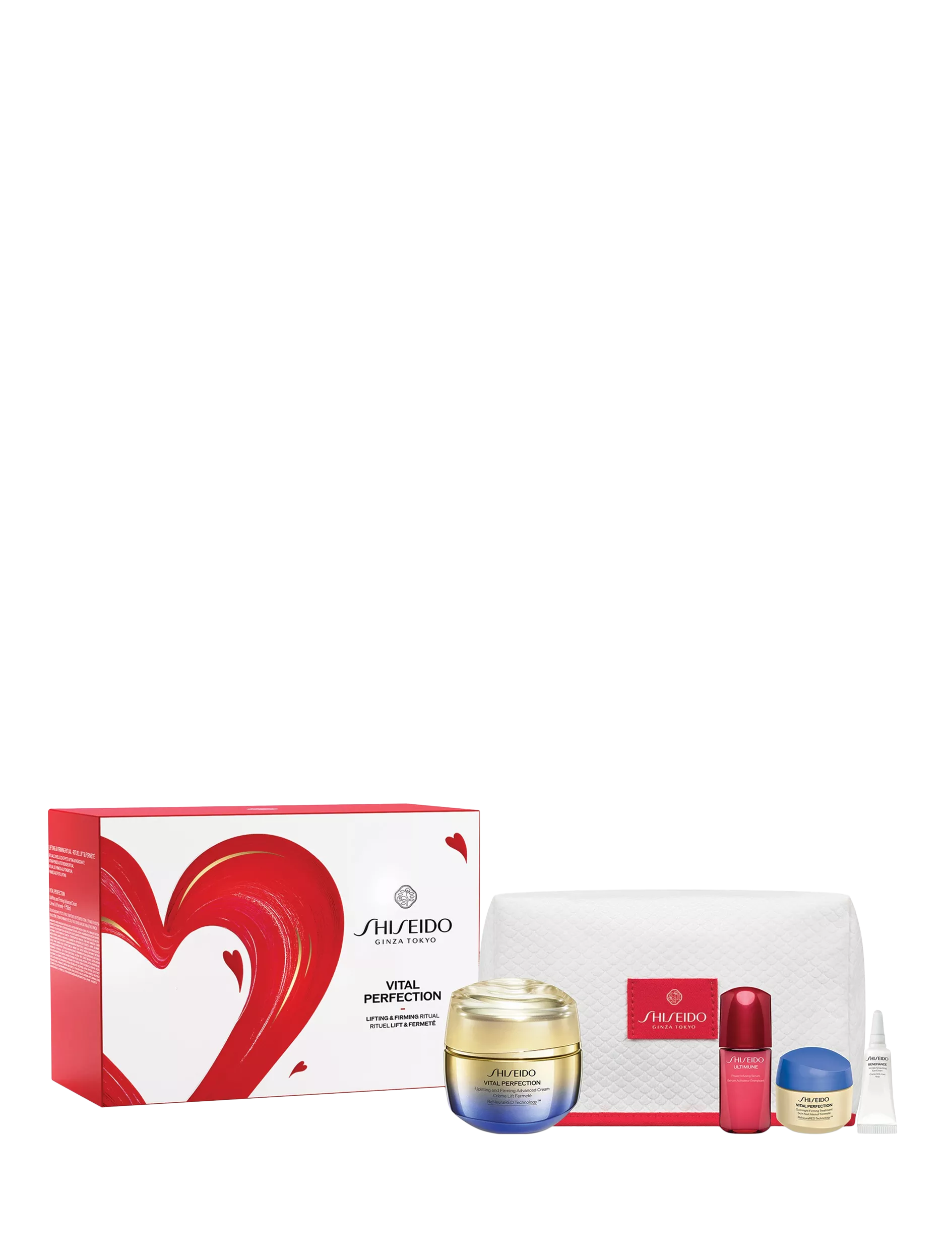 Shiseido Vital Perfection skincare set (British brand)
