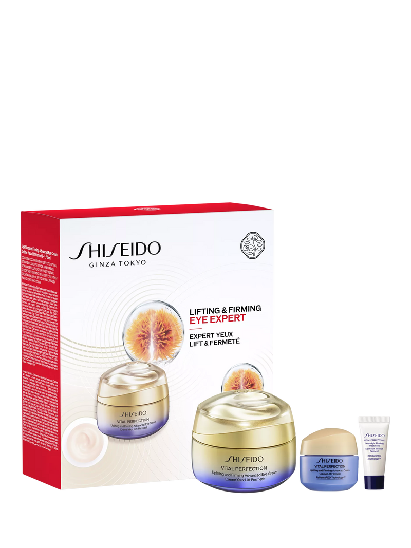 Shiseido Vital Perfection Lift and Firm Eye Expert skincare gift set, UK version