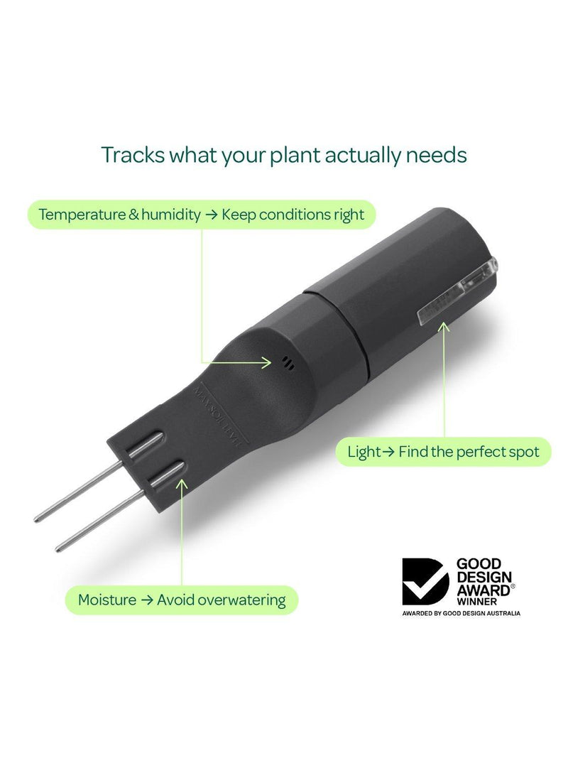 Willow smart indoor plant sensor charcoal - British product