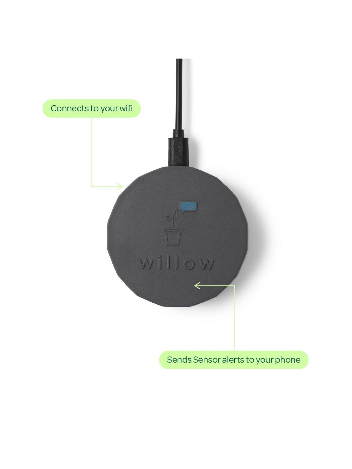 Willow smart indoor plant sensor charcoal - British product
