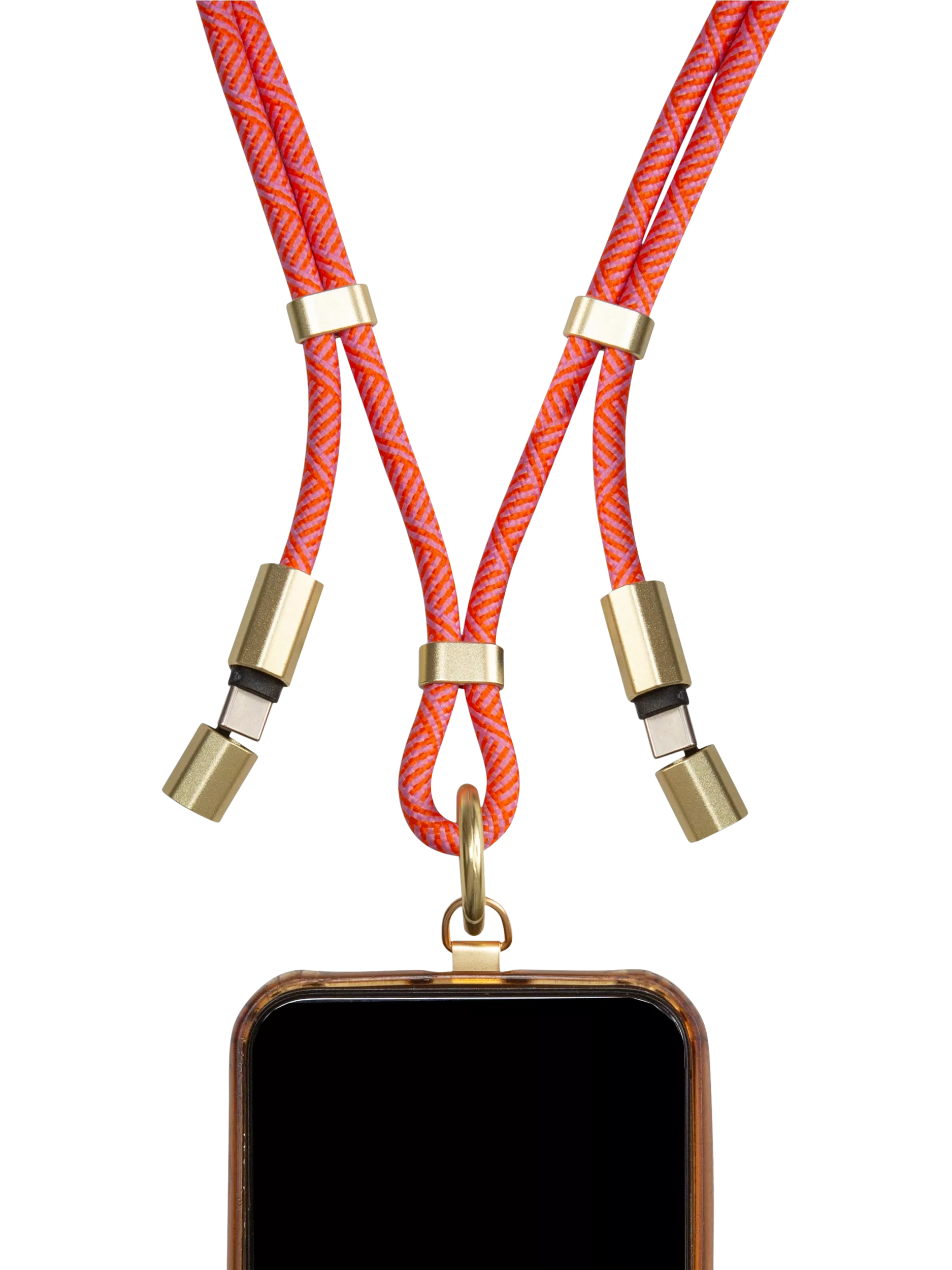 Kikkerland hands-free phone holder with charging cord 150cm - British product
