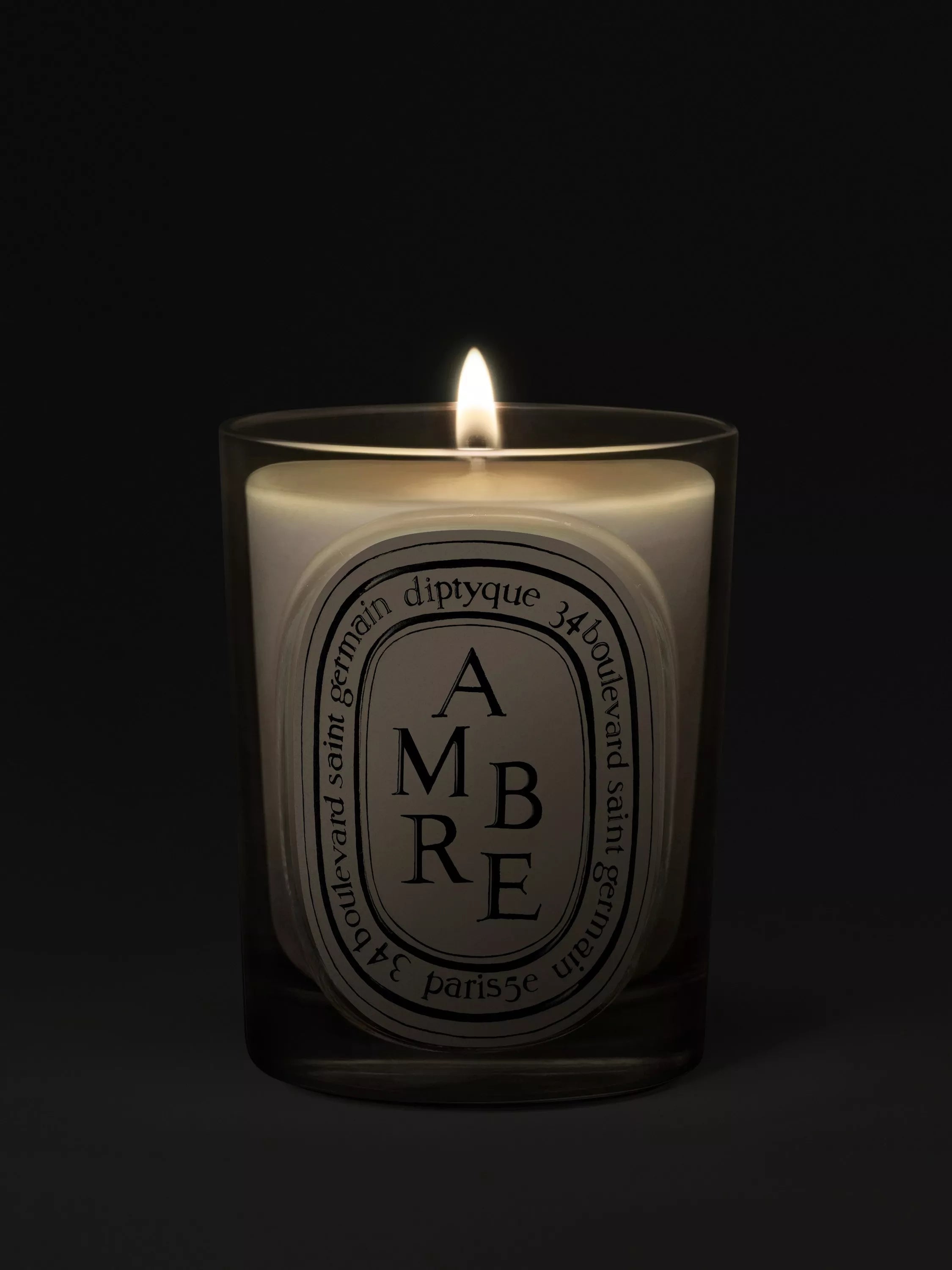 Diptyque Ambre Classic scented candle 190g, imported from the UK