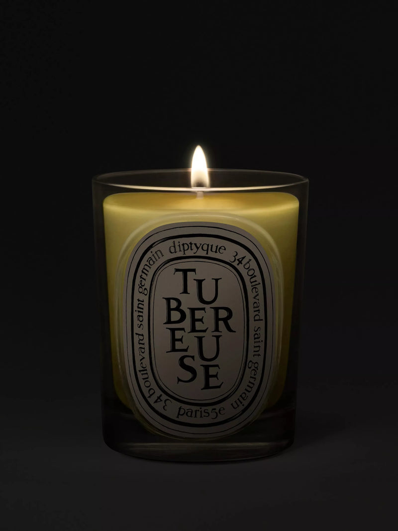 Diptyque Tubereuse classic scented candle 190g, imported from the UK