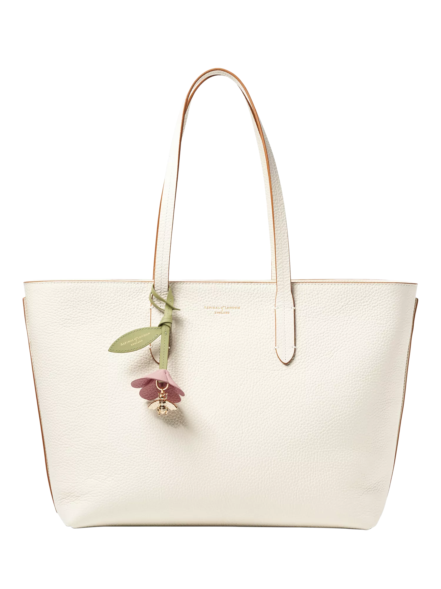 Aspinal of London Zipped East West Leather Tote Bag