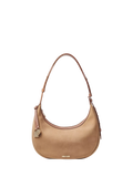 Aspinal of London Soho Suede small crescent bag, UK version