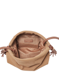 Aspinal of London suede crossbody pouch bag (British brand)