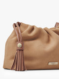 Aspinal of London suede crossbody pouch bag (British brand)