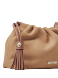 Aspinal of London suede crossbody pouch bag (British brand)
