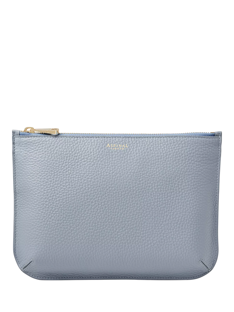 Aspinal of London Large Ella Pebble Grain Leather Pouch