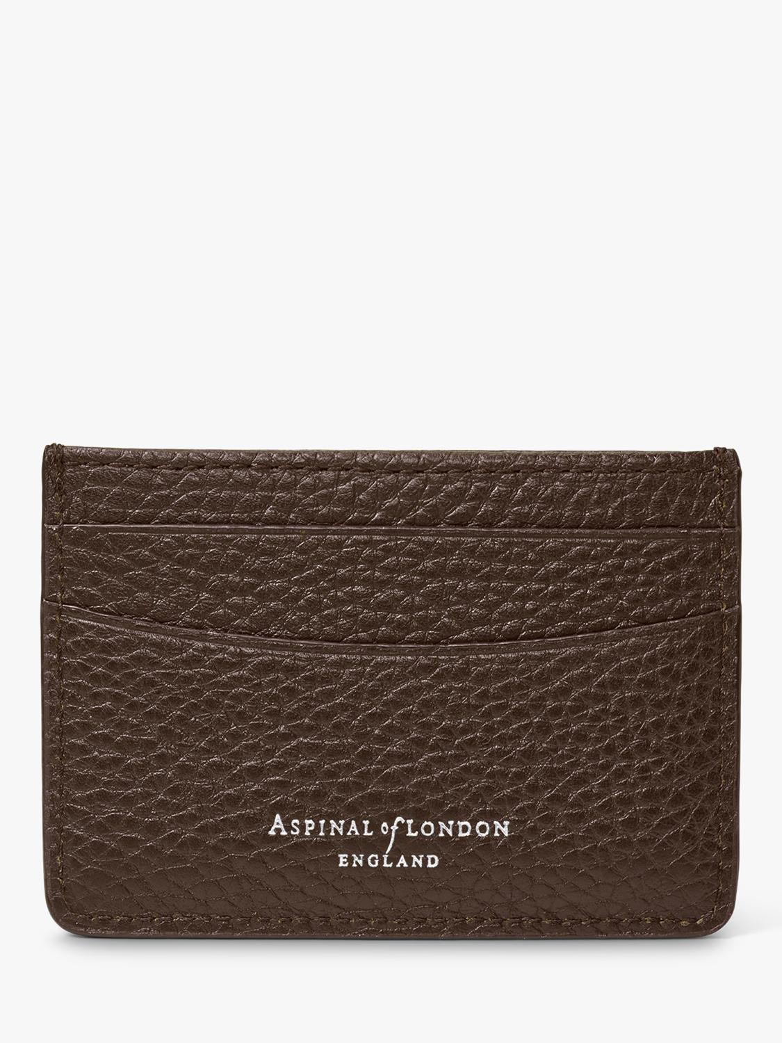 Aspinal of London slim leather credit card case (British brand)
