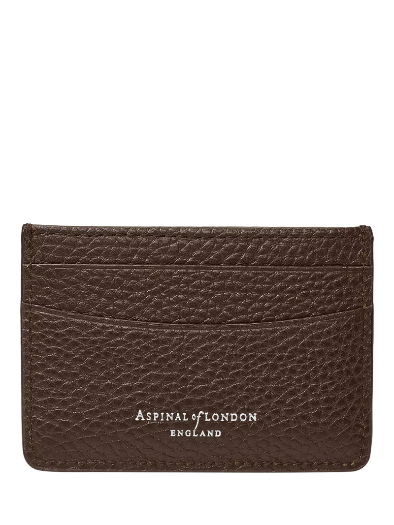 Aspinal of London slim leather credit card case (British brand)