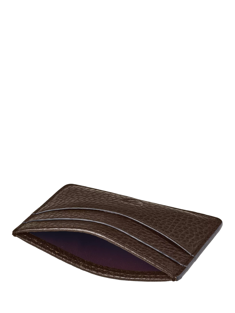 Aspinal of London slim leather credit card case (British brand)
