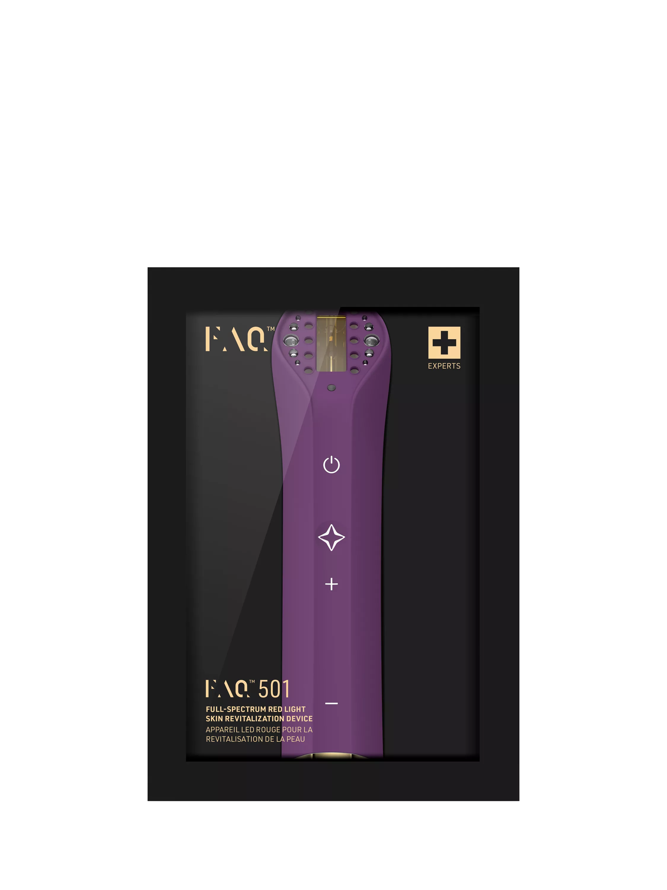 FOREO FAQ 501 red light therapy device, UK version