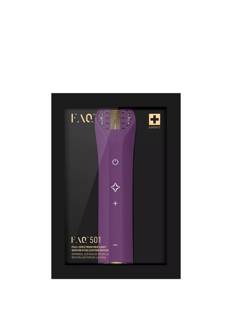 FOREO FAQ 501 red light therapy device, UK version
